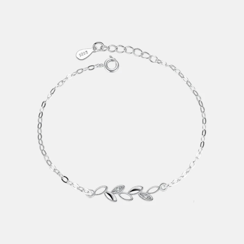 Pulseira Folhas Encantadas em Prata 925