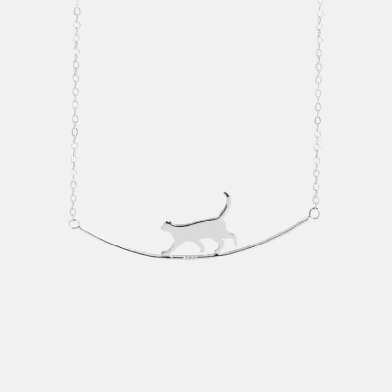 Colar Gatinho em Prata 925
