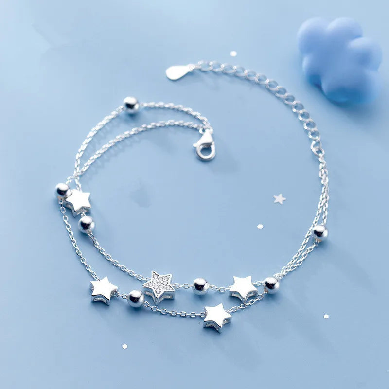 Pulseira Estrelas em Prata 925