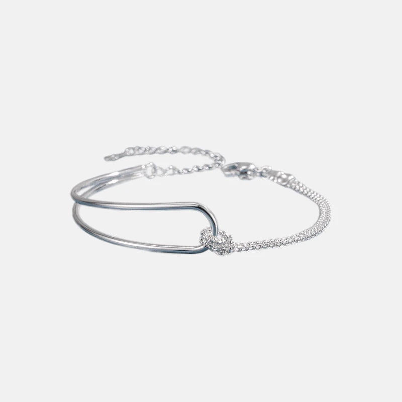 Pulseira Laço Lunar em Prata 925
