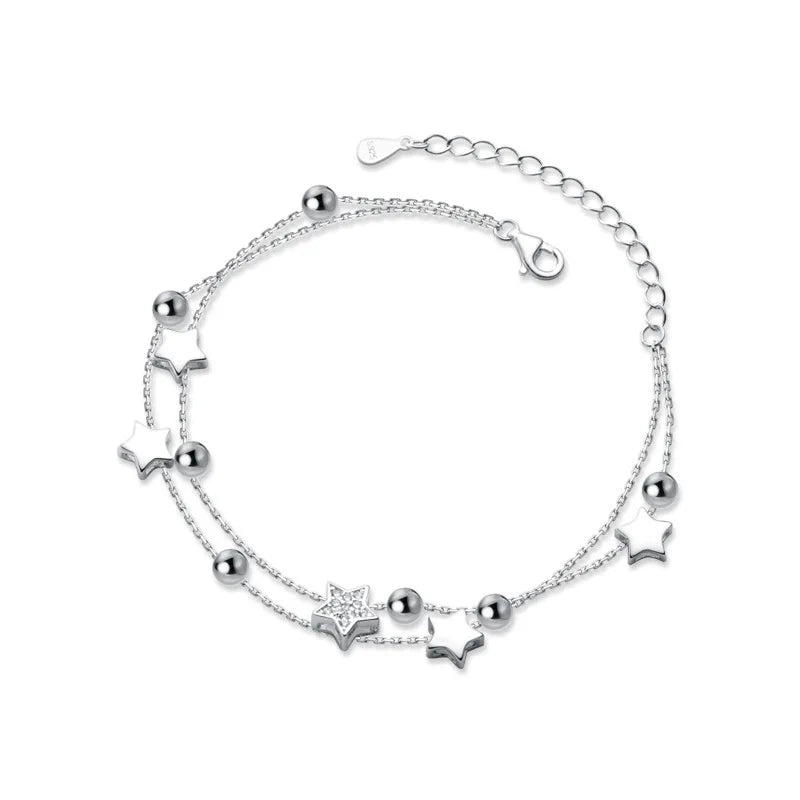 Pulseira Estrelas em Prata 925