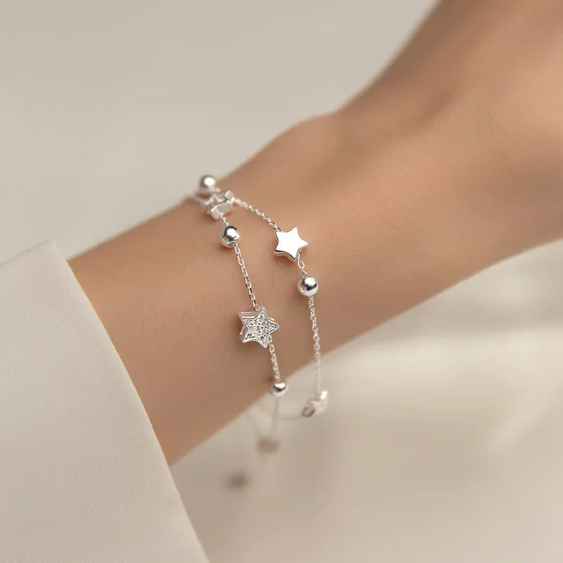 Pulseira Estrelas em Prata 925